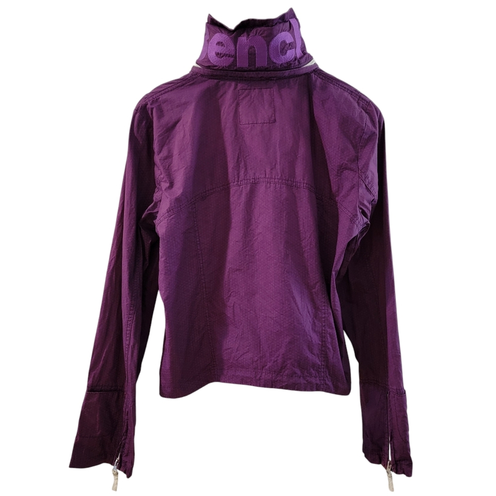 BENCH‎ URBANWEAR Barbque Winbreaker Jacket Hood Size 12 Purple - Picture 3 of 13